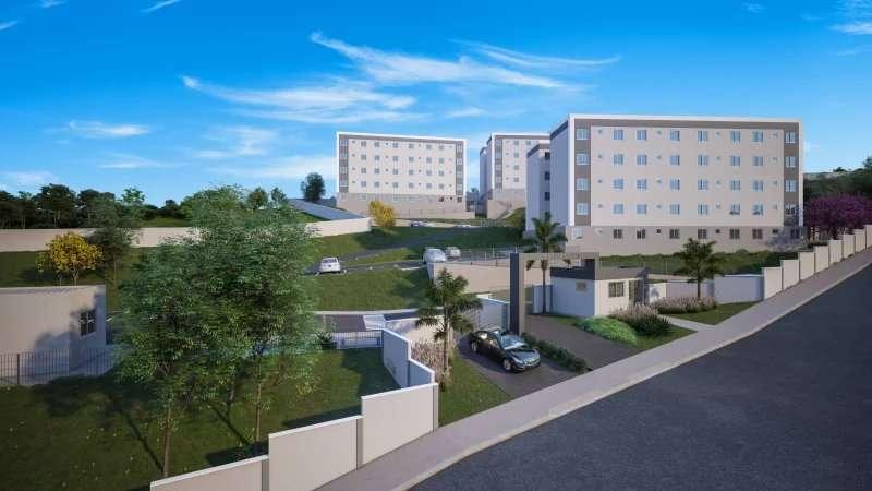 Apartamento à venda com 2 quartos - Ipanema,Barbacena