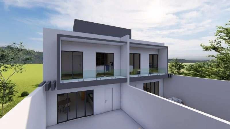 Seu Novo Lar: Casas Geminadas com  Design Moderno, Suíte e Sacada no bairro Imperial - Alfa Imóveis