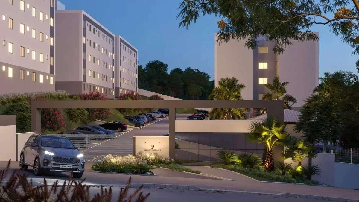 Apartamento à venda com 2 quartos, 43,18m² - Ipanema,Barbacena